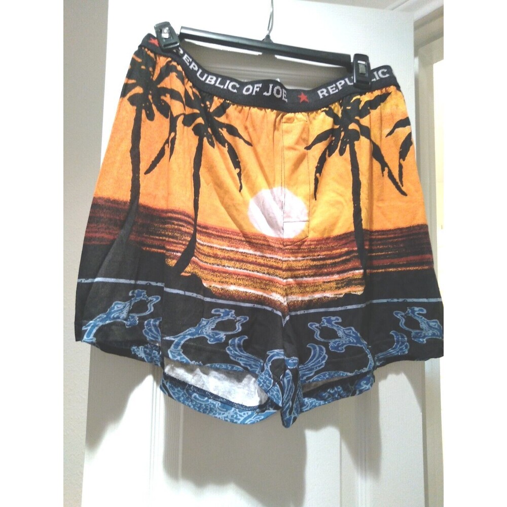 REPUBLIC OF JOE Men Size XL  Orange Autumn  Trunks/Boxer